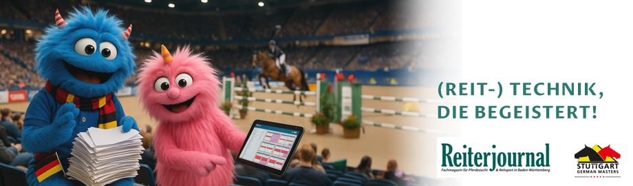 Einsatz bei den STUTTGART GERMAN MASTERS mit Diggi und Dotty